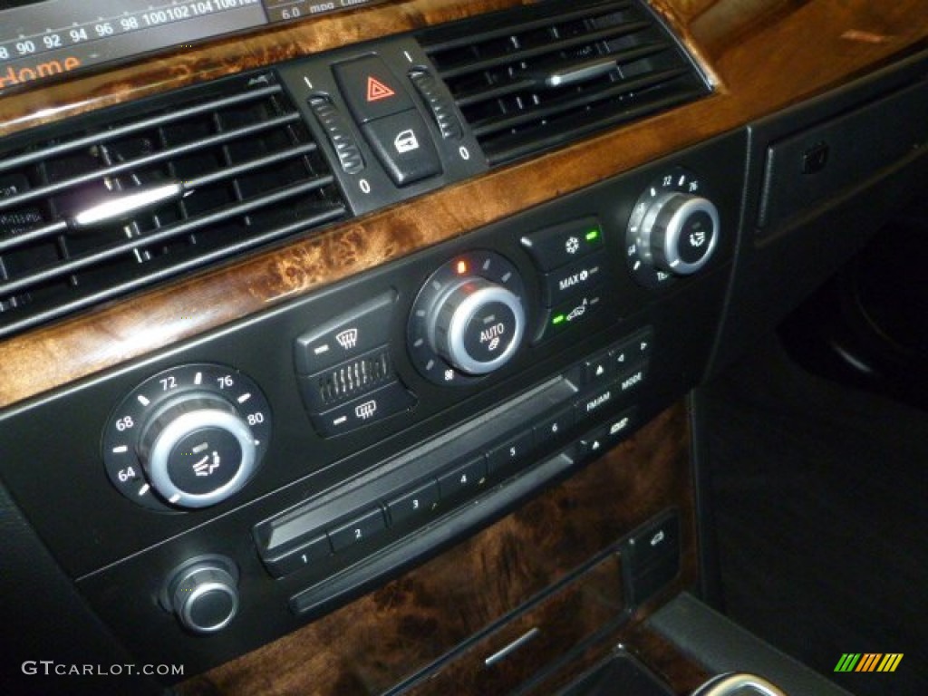 2008 5 Series 535i Sedan - Jet Black / Black photo #25