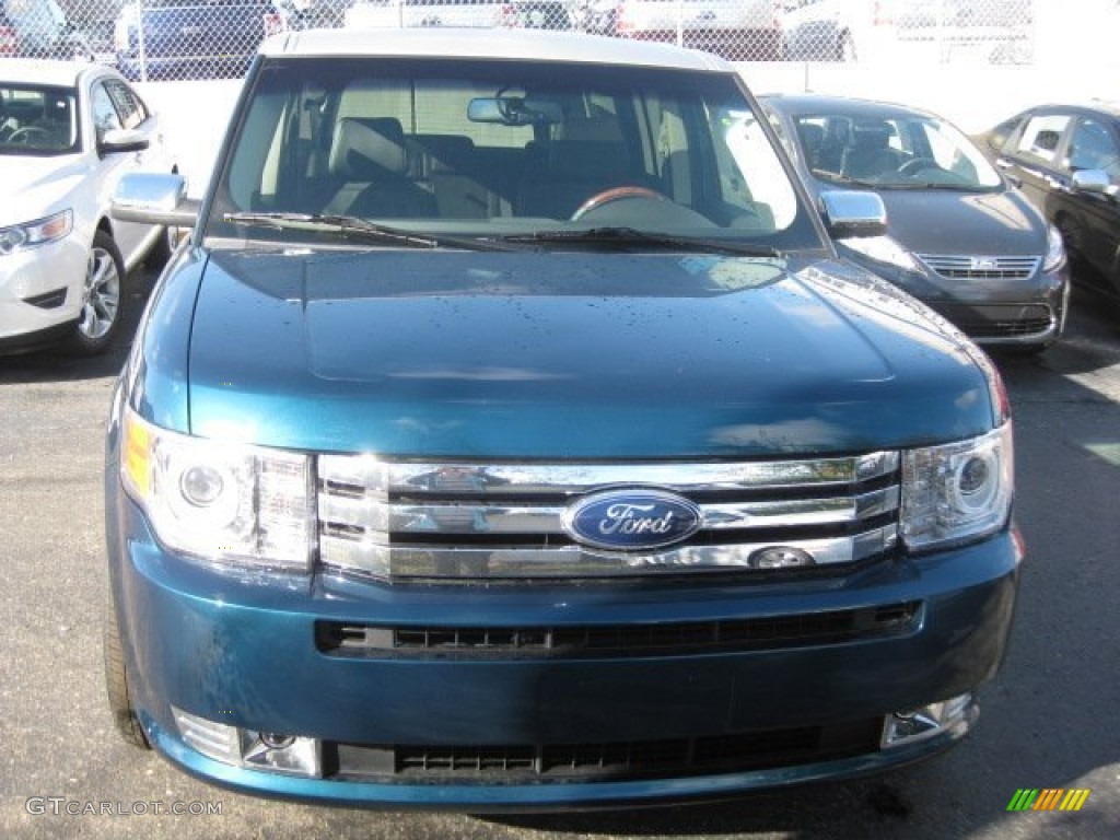 Mediterranean Blue Metallic 2011 Ford Flex SEL AWD Exterior Photo #50319822