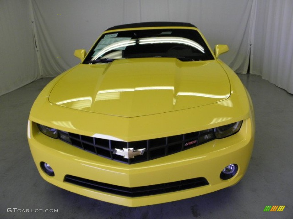 Rally Yellow 2011 Chevrolet Camaro LT/RS Convertible Exterior Photo #50319996