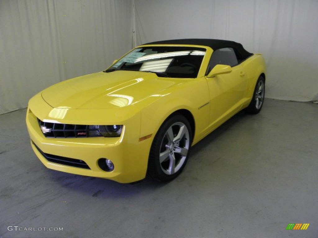 Rally Yellow 2011 Chevrolet Camaro LT/RS Convertible Exterior Photo #50320011