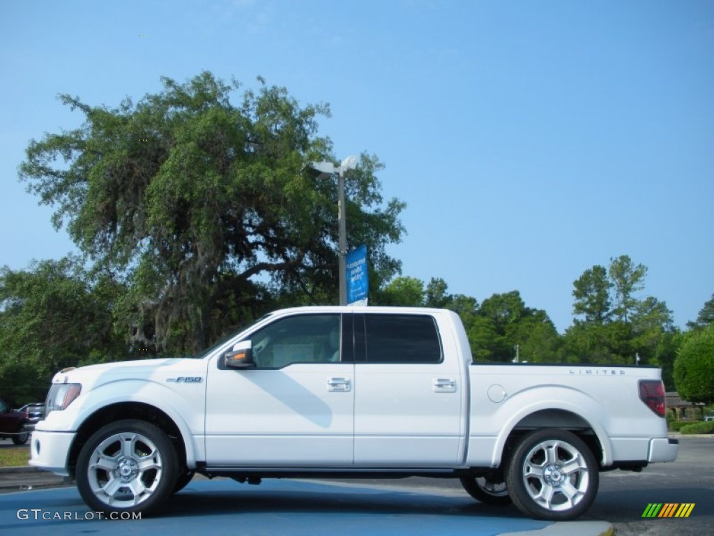 White Platinum Metallic Tri-Coat 2011 Ford F150 Limited SuperCrew Exterior Photo #50320323