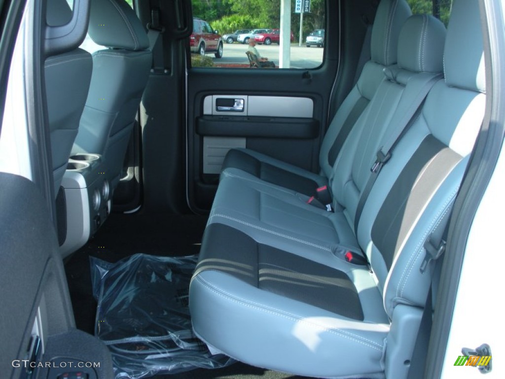 Steel Gray/Black Interior 2011 Ford F150 Limited SuperCrew Photo #50320386