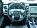 Steel Gray/Black 2011 Ford F150 Limited SuperCrew Dashboard