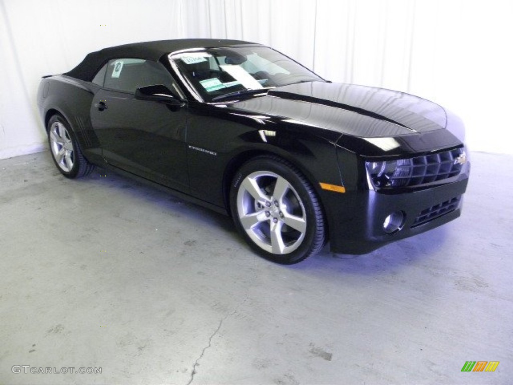 2011 Camaro LT/RS Convertible - Black / Black photo #1