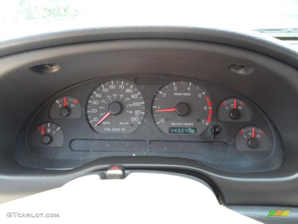 1999 Ford Mustang V6 Coupe Gauges Photo #50321643