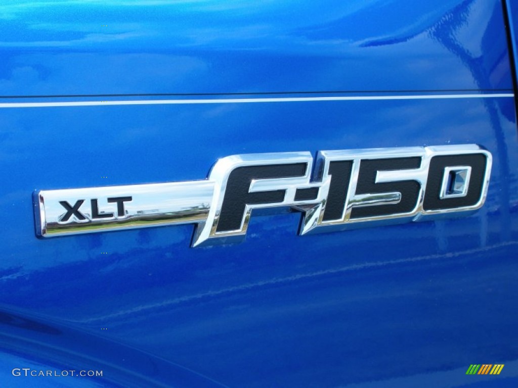 2011 F150 XLT SuperCrew - Blue Flame Metallic / Steel Gray photo #4