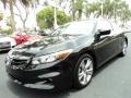 2011 Crystal Black Pearl Honda Accord EX-L V6 Coupe  photo #9