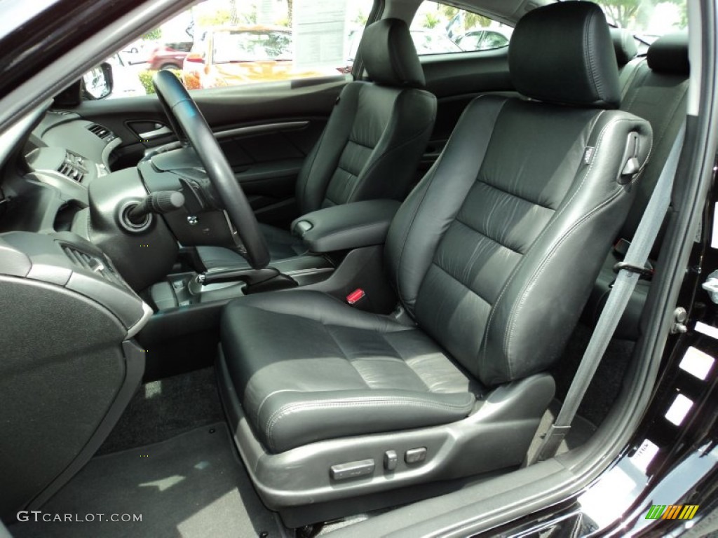Black Interior 2011 Honda Accord EX-L V6 Coupe Photo #50321913