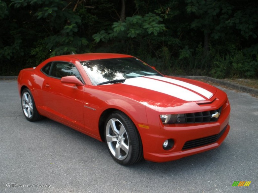 2011 Camaro SS Coupe - Victory Red / Black photo #1