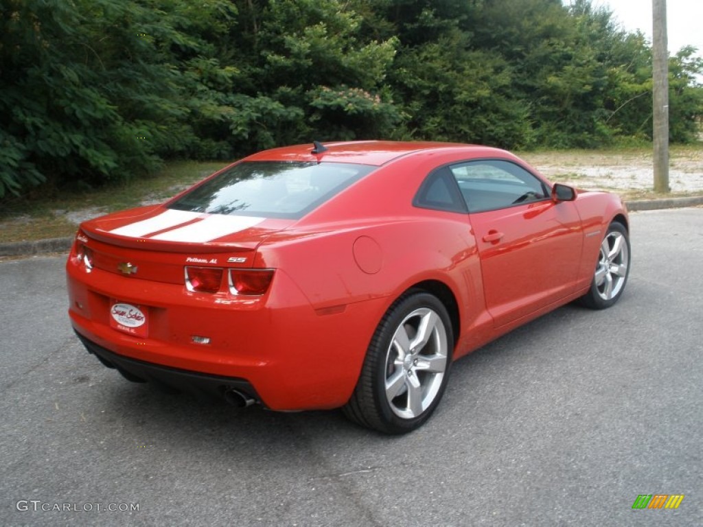 2011 Camaro SS Coupe - Victory Red / Black photo #3