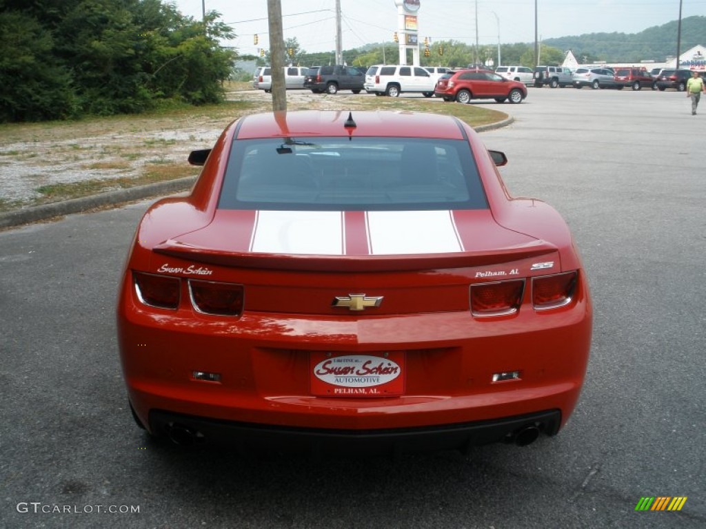 2011 Camaro SS Coupe - Victory Red / Black photo #4
