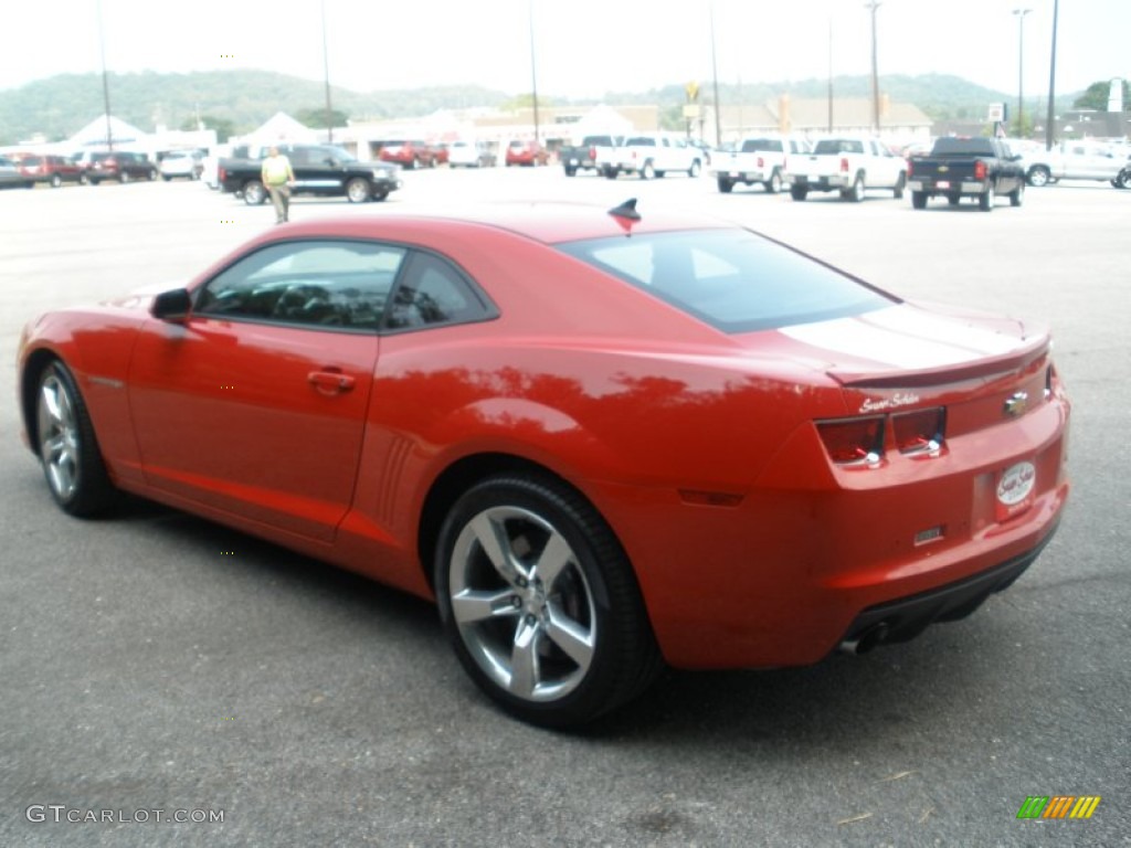2011 Camaro SS Coupe - Victory Red / Black photo #5
