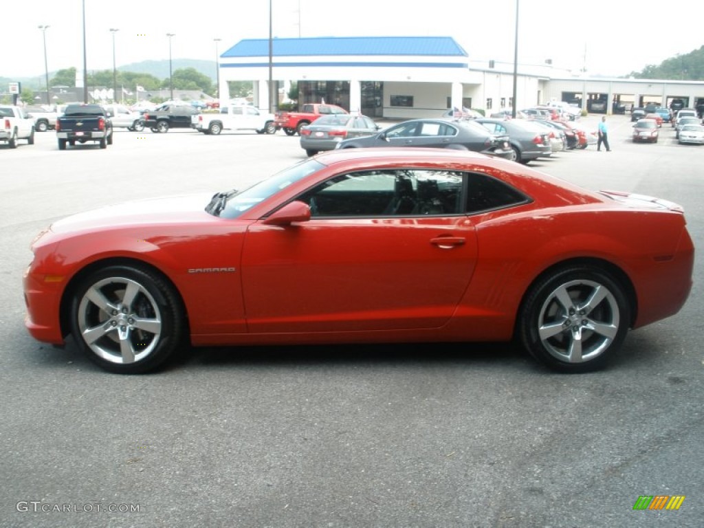 2011 Camaro SS Coupe - Victory Red / Black photo #6