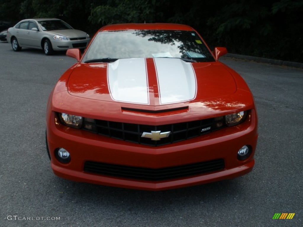 2011 Camaro SS Coupe - Victory Red / Black photo #8