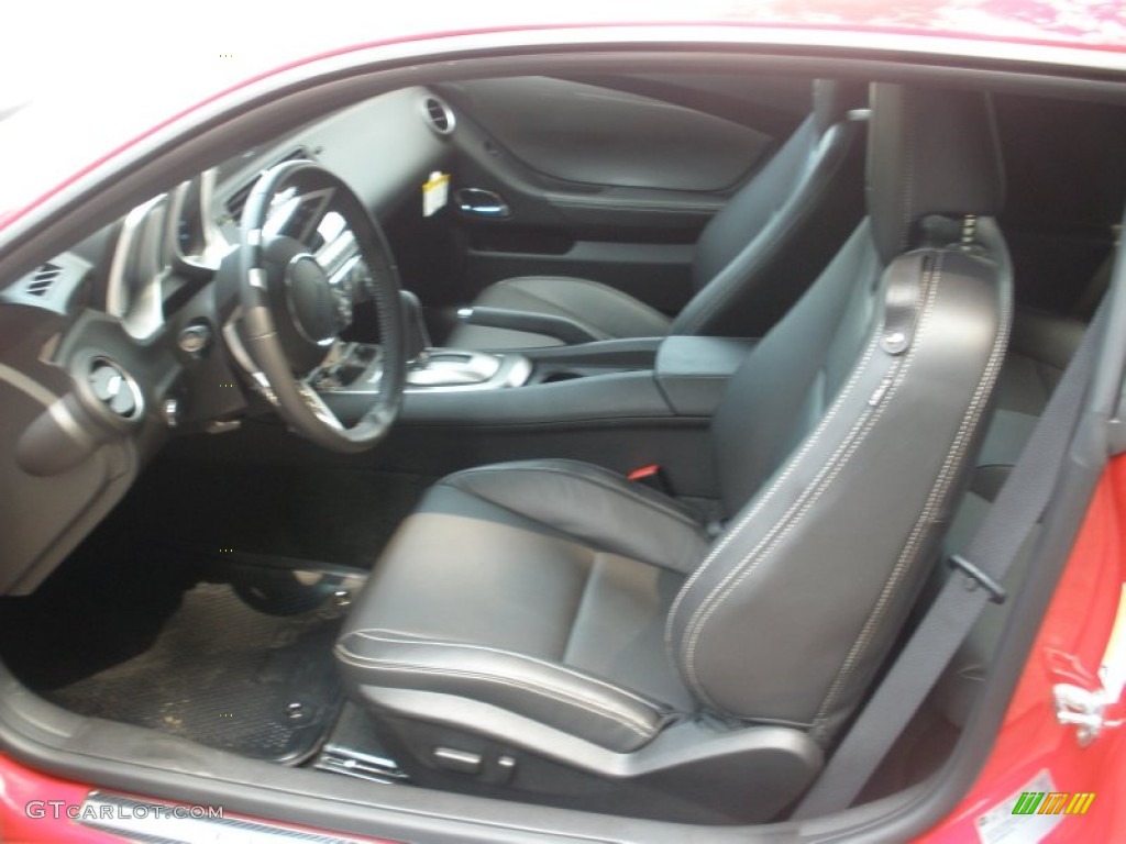 Black Interior 2011 Chevrolet Camaro SS Coupe Photo #50322384