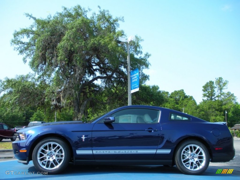 Kona Blue Metallic 2012 Ford Mustang V6 Premium Coupe Exterior Photo #50322588