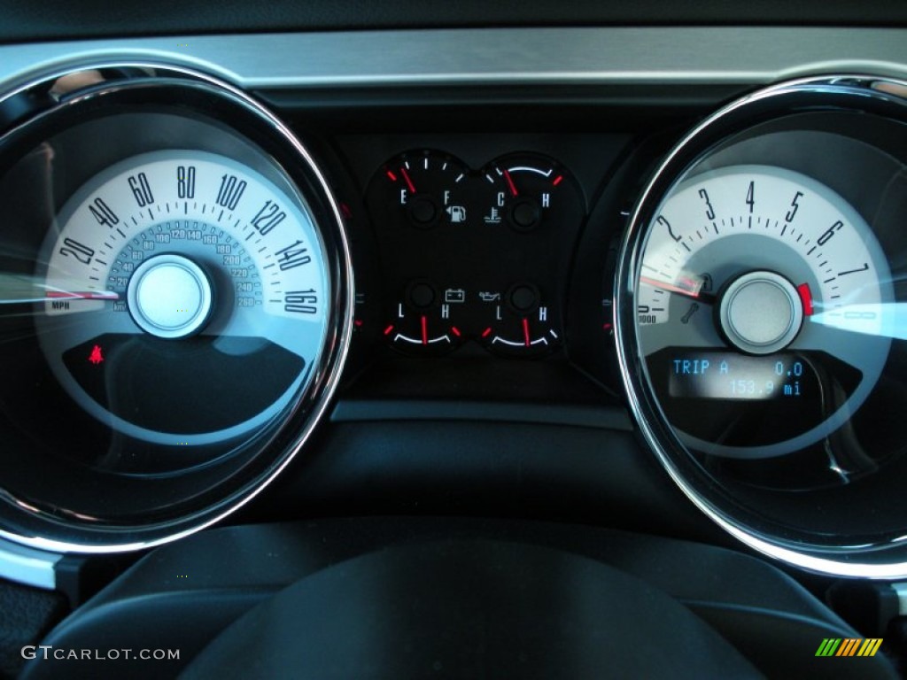 2012 Ford Mustang V6 Premium Coupe Gauges Photo #50322681