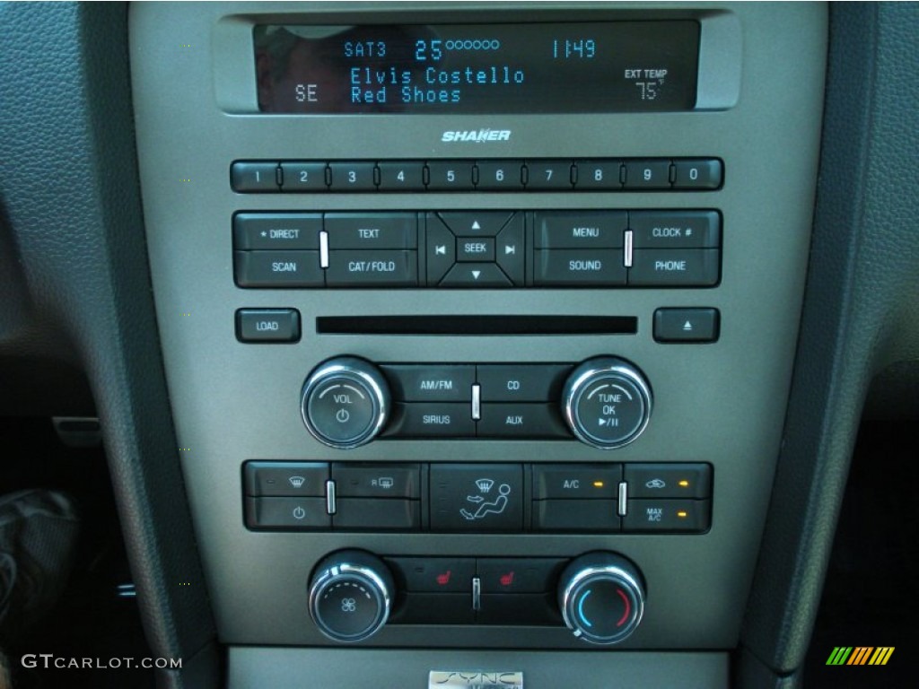 2010 Ford Mustang GT Premium Coupe Controls Photo #50323074