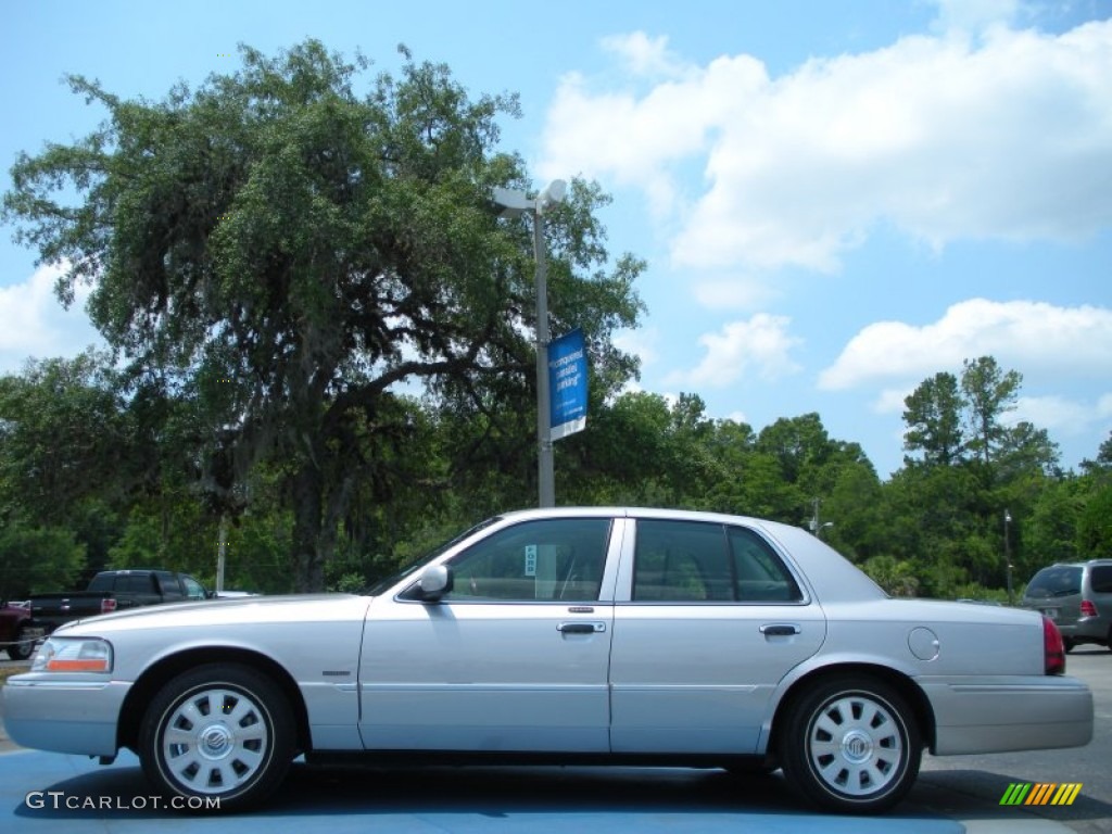 2004 Grand Marquis LS - Silver Birch Metallic / Light Flint photo #2