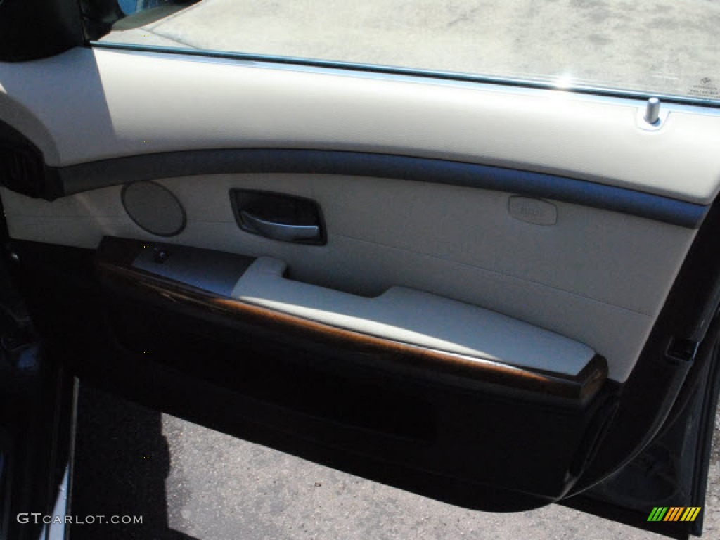2008 7 Series 750Li Sedan - Michigan Blue Metallic / Cream Beige photo #4