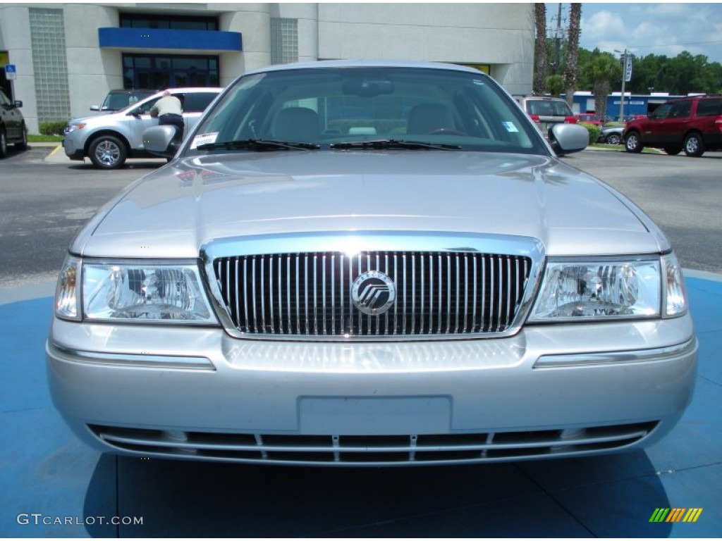 2004 Grand Marquis LS - Silver Birch Metallic / Light Flint photo #8