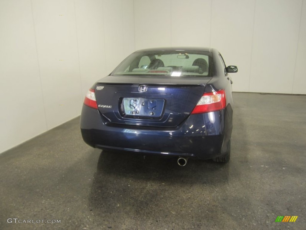 2007 Civic EX Coupe - Royal Blue Pearl / Gray photo #10