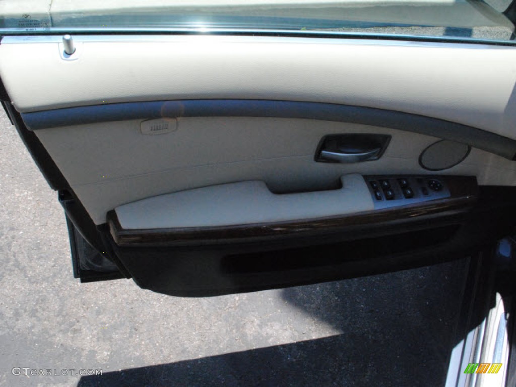 2008 7 Series 750Li Sedan - Michigan Blue Metallic / Cream Beige photo #16