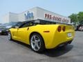 2008 Velocity Yellow Chevrolet Corvette Convertible  photo #5