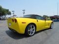 Velocity Yellow 2008 Chevrolet Corvette Convertible Exterior