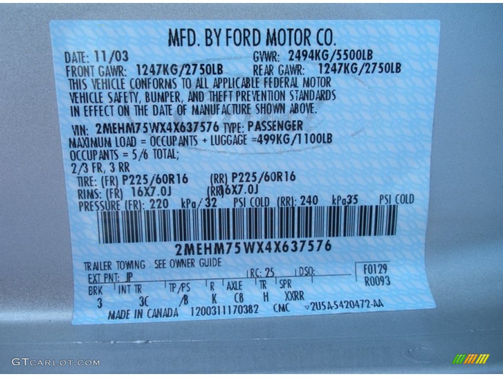 2004 Grand Marquis LS - Silver Birch Metallic / Light Flint photo #25