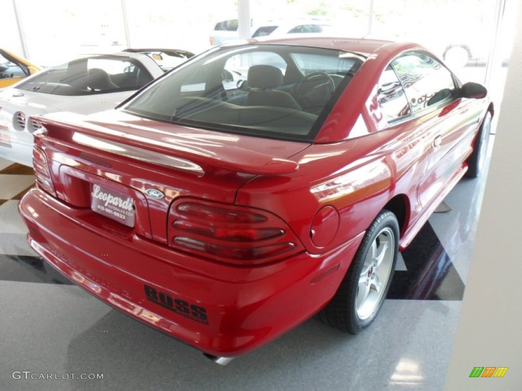 1994 Mustang GT Boss Shinoda Coupe - Vibrant Red / Grey photo #4