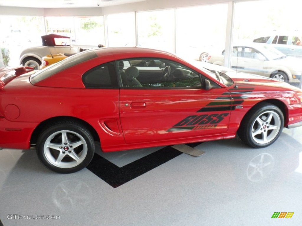1994 Mustang GT Boss Shinoda Coupe - Vibrant Red / Grey photo #6