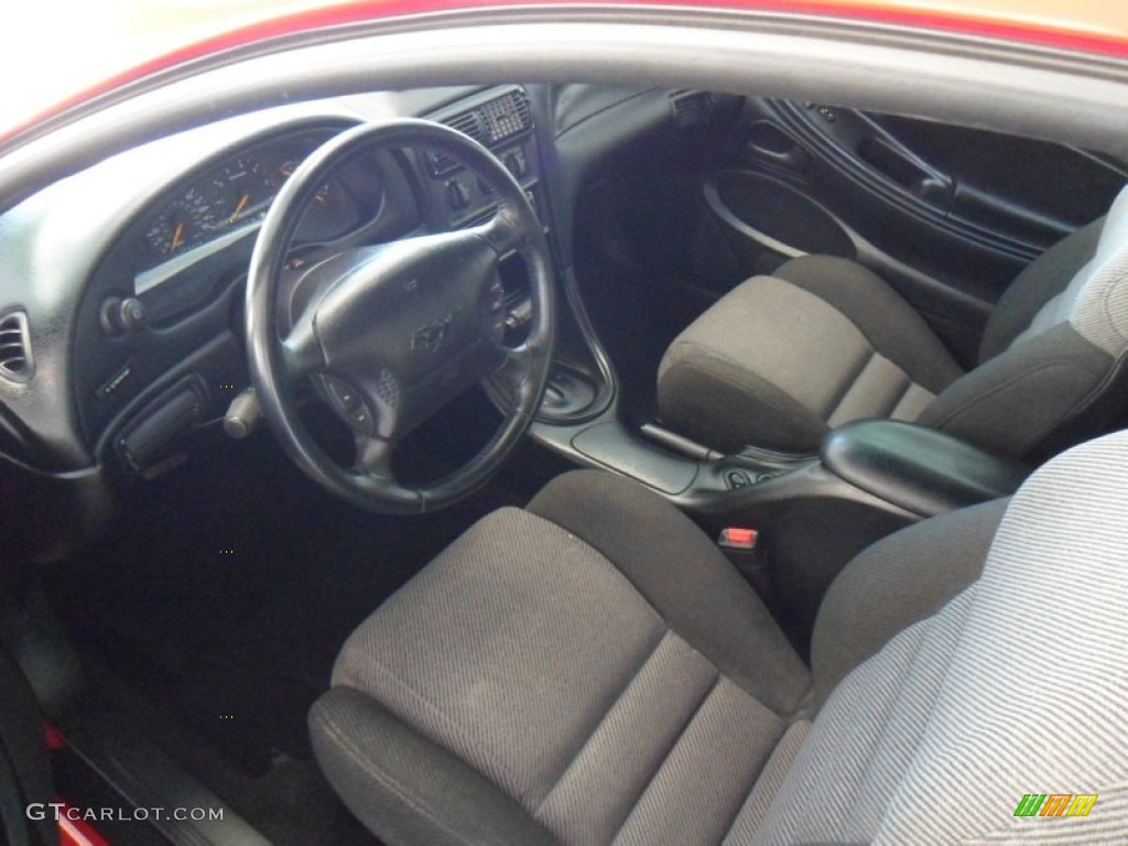 Grey Interior 1994 Ford Mustang GT Boss Shinoda Coupe Photo #50324184