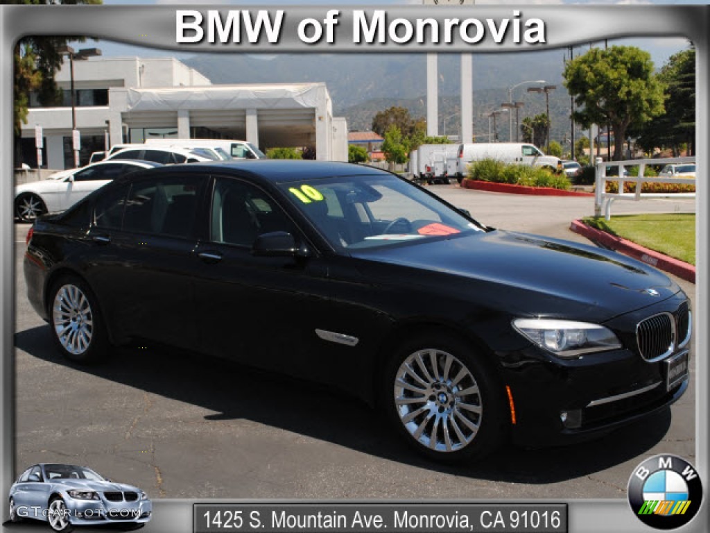 2010 7 Series 750Li Sedan - Jet Black / Black Nappa Leather photo #1