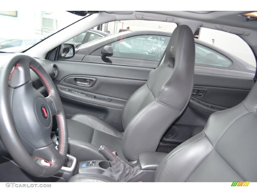 Anthracite Black Interior 2007 Subaru Impreza WRX STi Limited Photo #50326326
