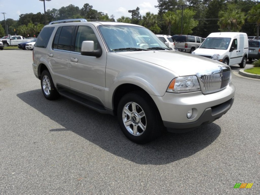 2005 Aviator Luxury - Silver Birch Metallic / Camel photo #1