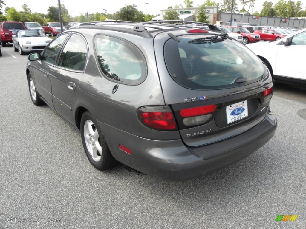 2003 Taurus SE Wagon - Dark Shadow Grey Metallic / Medium Graphite photo #15