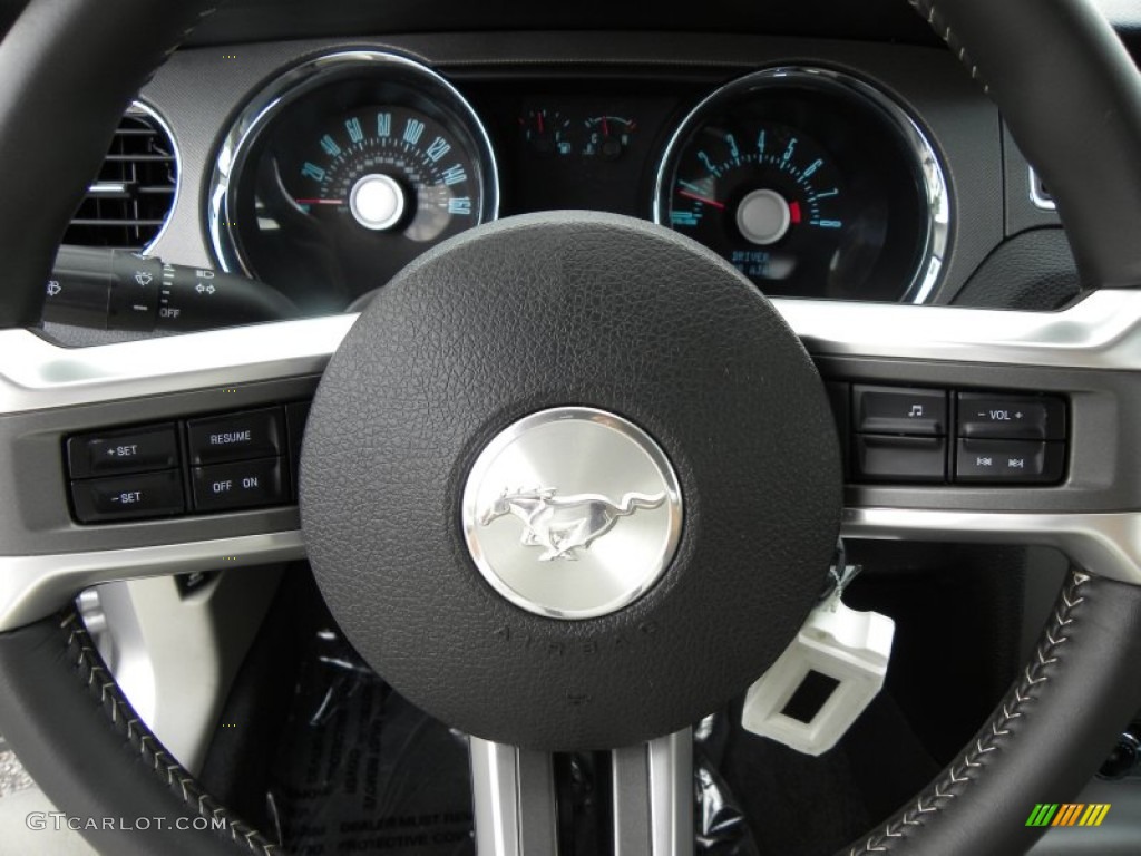 2011 Mustang V6 Coupe - Ingot Silver Metallic / Stone photo #21