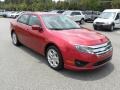 2011 Red Candy Metallic Ford Fusion SE V6  photo #1