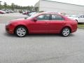 2011 Red Candy Metallic Ford Fusion SE V6  photo #2