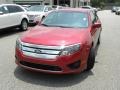 2011 Red Candy Metallic Ford Fusion SE V6  photo #19