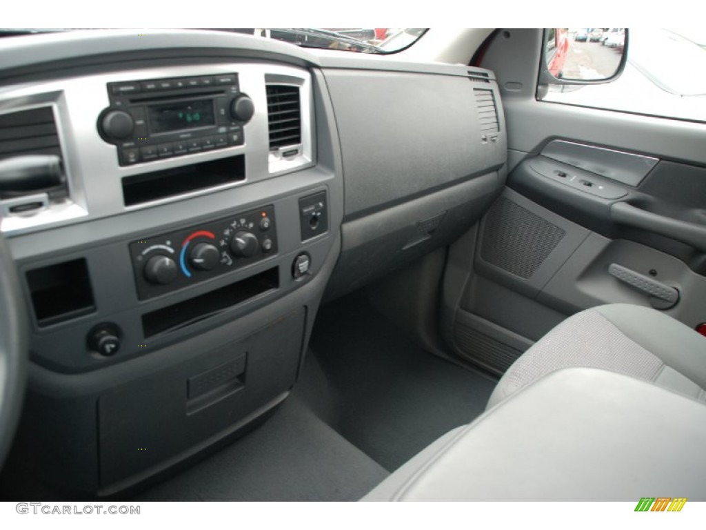 2007 Ram 1500 SLT Regular Cab - Flame Red / Medium Slate Gray photo #19