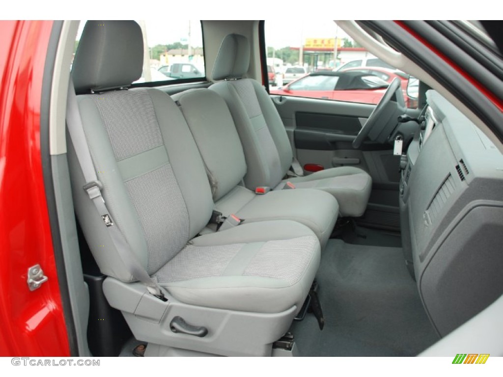 Medium Slate Gray Interior 2007 Dodge Ram 1500 SLT Regular Cab Photo #50327775