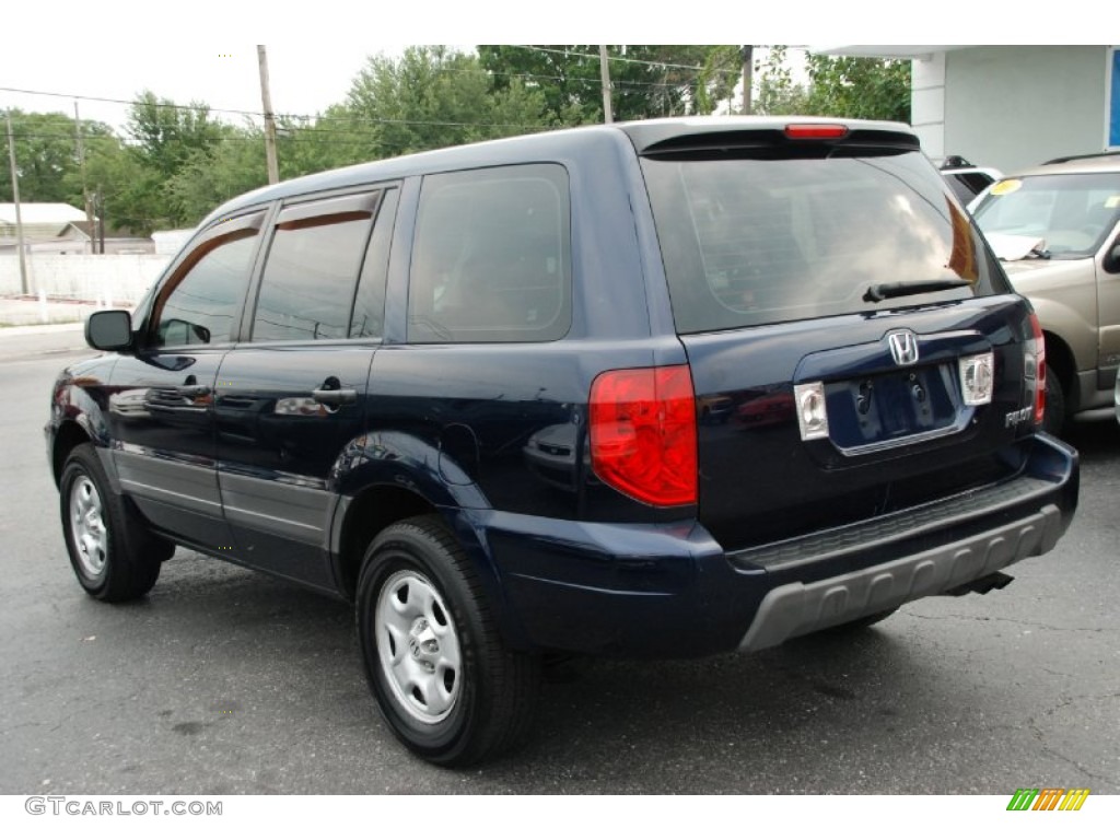 Midnight Blue Metallic 2004 Honda Pilot LX 4WD Exterior Photo #50327856
