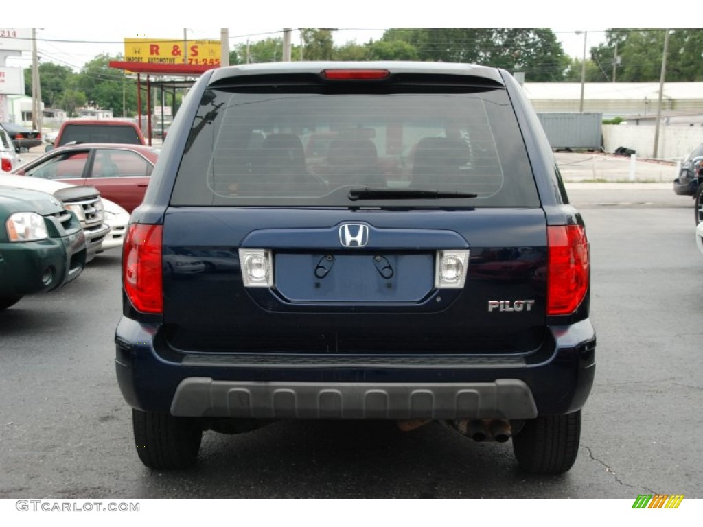 Midnight Blue Metallic 2004 Honda Pilot LX 4WD Exterior Photo #50327862