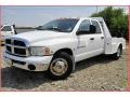 Bright White 2003 Dodge Ram 3500 ST Quad Cab Chassis