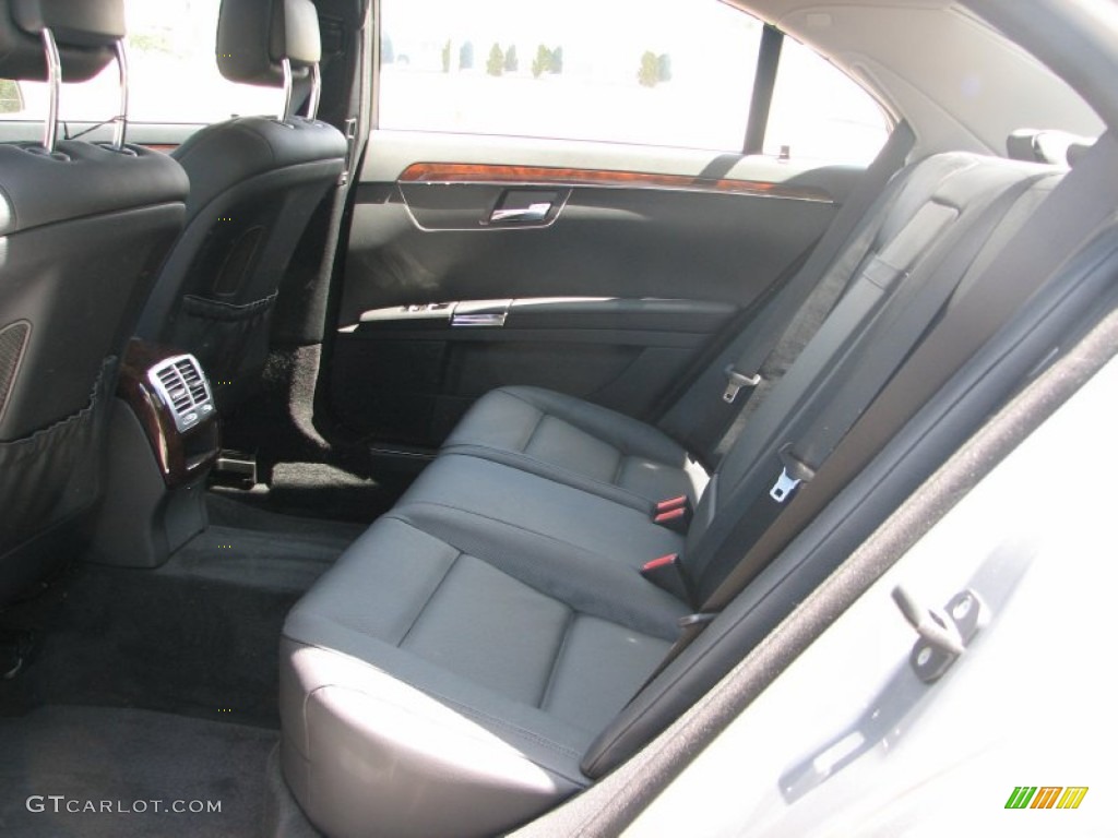 Black Interior 2011 Mercedes-Benz S 550 4Matic Sedan Photo #50328819