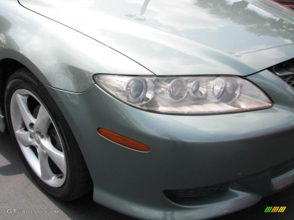 2004 MAZDA6 i Sedan - Sepang Green Metallic / Gray photo #2