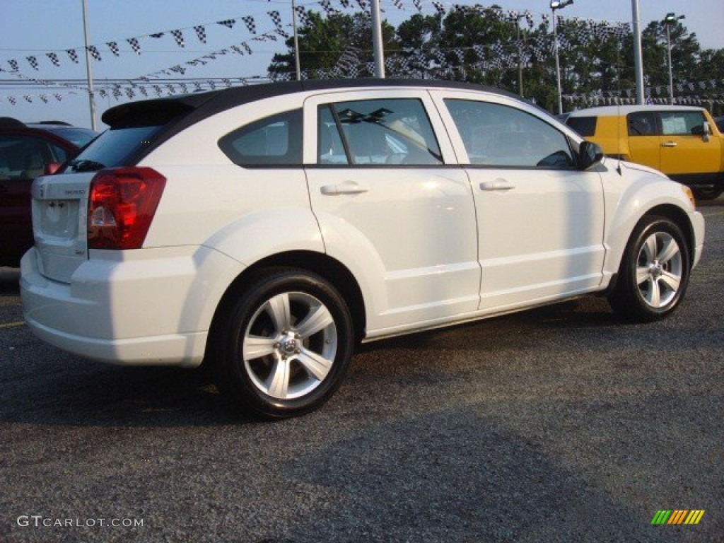 2010 Caliber SXT - Stone White / Dark Slate Gray photo #4