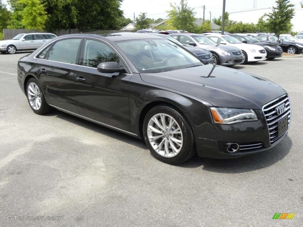Oolong Grey Metallic 2011 Audi A8 L 4.2 FSI quattro Exterior Photo #50331683